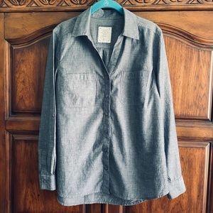 Style & Co Dark Chambray Shirt